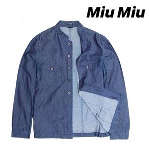 Miu Miu x Prada denim shirt L